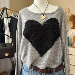 The Classic Heather Gray Knit Pullover